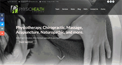 Desktop Screenshot of physiohealthstudios.com